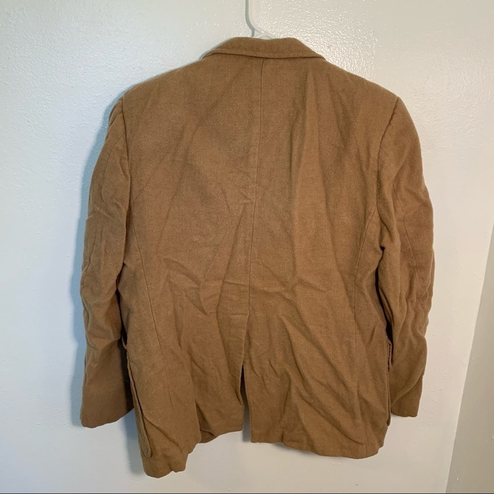 Vintage Palm Beach Men's Blazer Sports Coat 100% Camel Hair Camel Tan Union Made - Picture 10 of 11